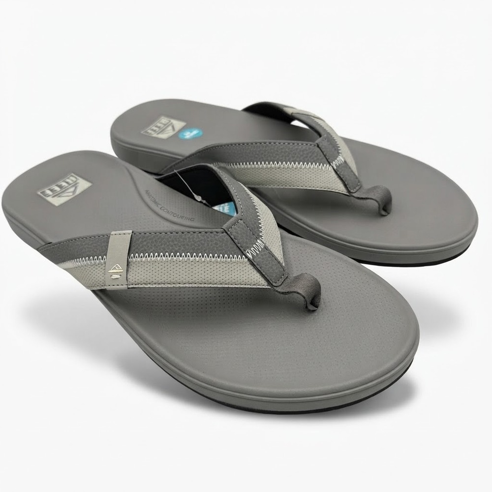 Reef Cushion Phantom 2.0 Sandals Mens 15 Grey NEW CJ6605 Flip Flops